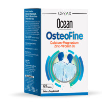 Dietary supplement for the bone system with calcium, magnesium, zinc, vitamin D3 and selenium Orzax Ocean Osteofine, 60 tablets
